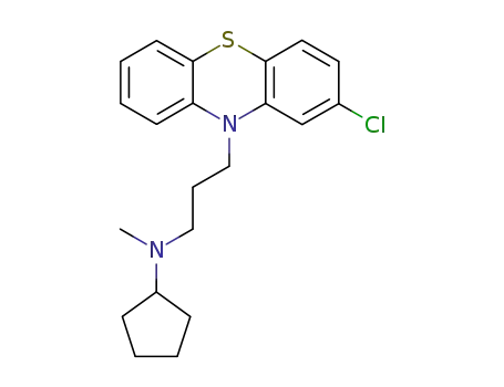 10-(3-(N-Cyclopentyl-N-methyl)aminopropyl)-2-chlorophenothiazine