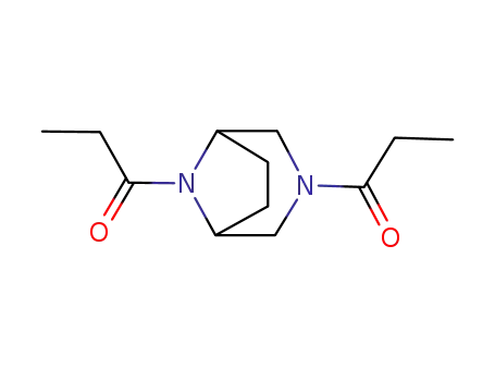 Molecular Structure of 63977-69-5 (3,8-Dipropionyl-3,8-diazabicyclo[3.2.1]octane)