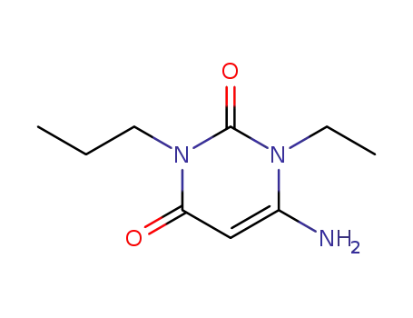 Molecular Structure of 63981-31-7 (6-Amino-1-ethyl-3-propyluracil)