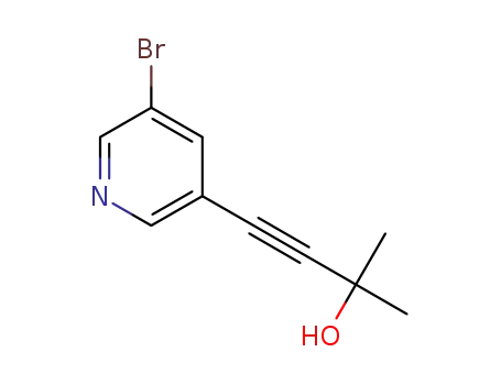 3-bromo-5-(3-hydroxy-3-methyl-1-butynyl)pyridine