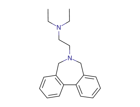 Molecular Structure of 63918-72-9 (6,7-Dihydro-6-[2-(diethylamino)ethyl]-5H-dibenz[c,e]azepine)