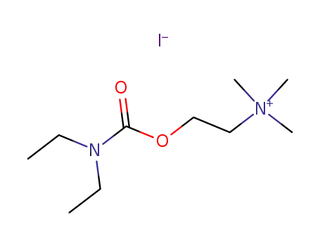 Molecular Structure of 63981-51-1 (2-[(diethylcarbamoyl)oxy]-N,N,N-trimethylethanaminium iodide)