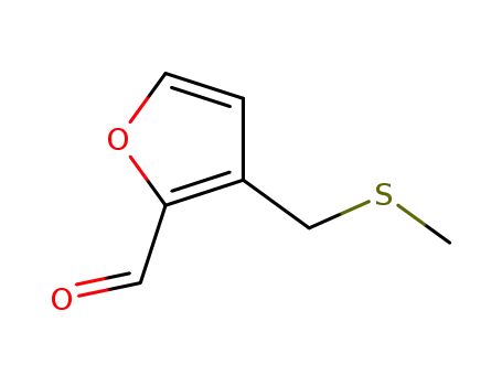 2-Furancarboxaldehyde, 3-[(methylthio)methyl]- (9CI)