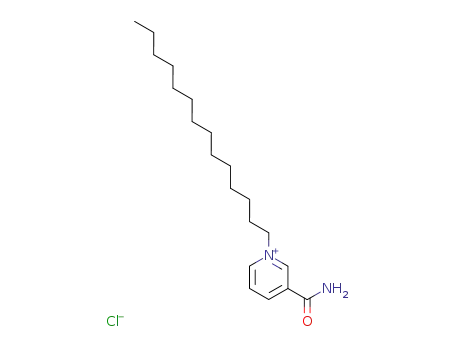 Molecular Structure of 63906-11-6 (3-carbamoyl-1-tetradecylpyridinium chloride)