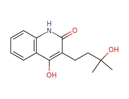 4-hydroxy-3-(3-hydroxy-3-methylbutyl)quinolin-2(1H)-one