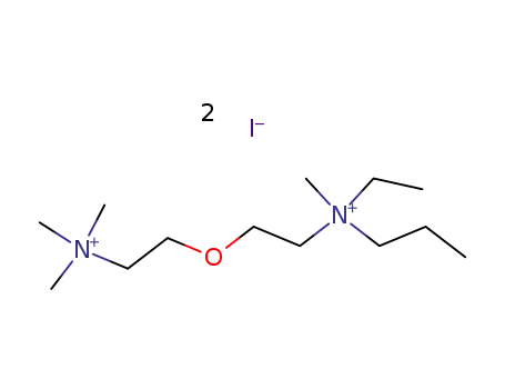 N-ethyl-N-methyl-N-{2-[2-(trimethylammonio)ethoxy]ethyl}propan-1-aminium diiodide