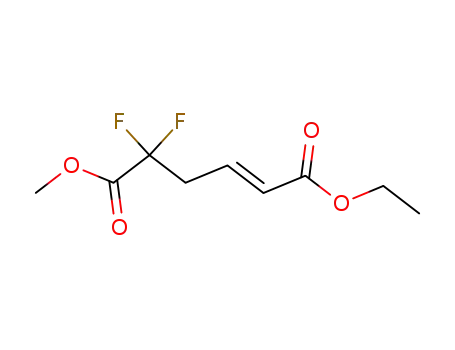 (E)-5,5-Difluoro-hex-2-enedioic acid 1-ethyl ester 6-methyl ester