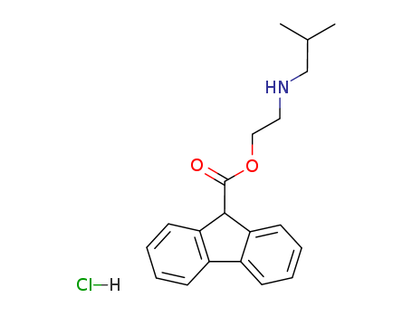 butan-2-yl-[2-(9H-fluorene-9-carbonyloxy)ethyl]azanium chloride