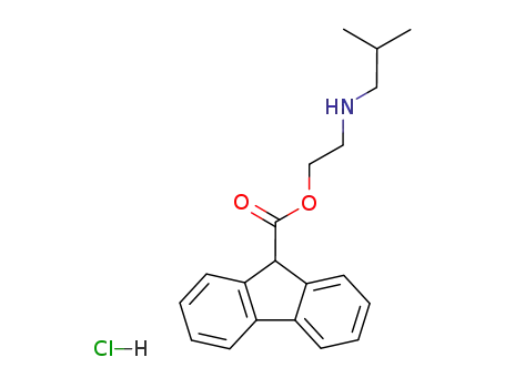 N-{2-[(9H-fluoren-9-ylcarbonyl)oxy]ethyl}butan-2-aminium chloride