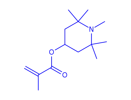 Molecular Structure of 68548-08-3 (1,2,2,6,6-PENTAMETHYL-4-PIPERIDYL METHACRYLATE)