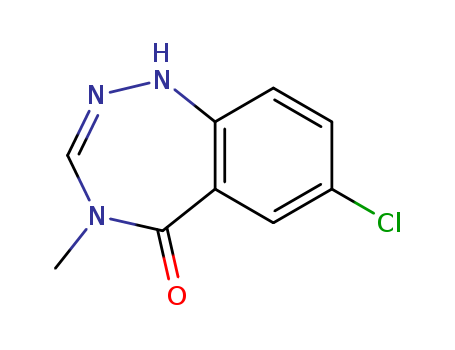 5H-1,2,4-Benzotriazepin-5-one,7-chloro-1,4-dihydro-4-methyl- cas  63931-68-0