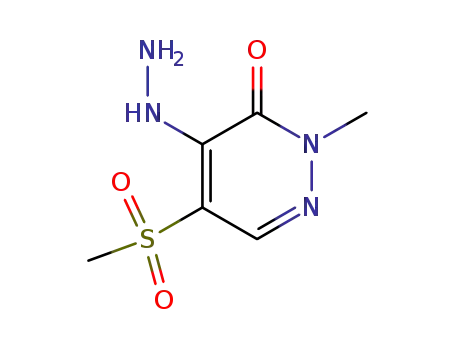 4-ヒドラジノ-2-メチル-5-メチルスルホニル-3(2H)-ピリダジノン
