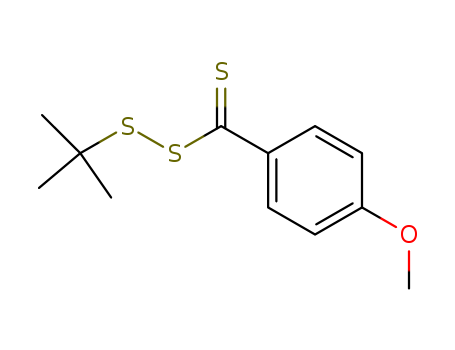 Benzenecarbo(dithioperoxo)thioicacid, 4-methoxy-, 1,1-dimethylethyl ester cas  68409-51-8
