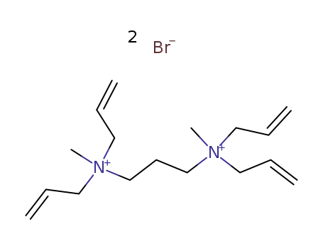 <i>N</i>,<i>N</i>,<i>N</i>',<i>N</i>'-tetraallyl-<i>N</i>,<i>N</i>'-dimethyl-<i>N</i>,<i>N</i>'-propanediyl-di-ammonium; dibromide