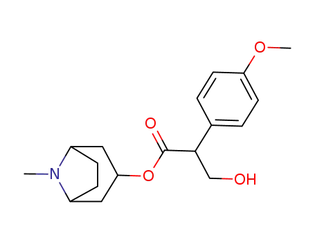 α-(히드록시메틸)-4-메톡시벤젠아세트산 8-메틸-8-아자비시클로[3.2.1]옥탄-3-일 에스테르