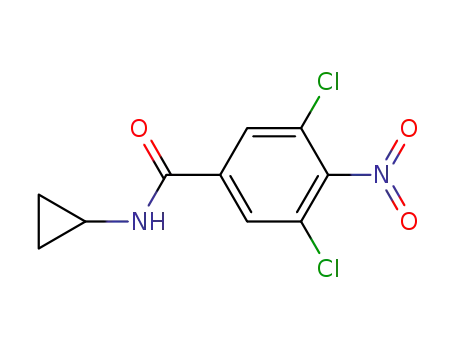 N-Cyclopropyl-3,5-dichloro-4-nitrobenzamide