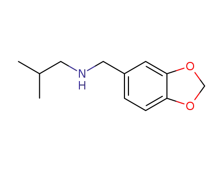 Molecular Structure of 68291-95-2 ((2H-1,3-benzodioxol-5-ylmethyl)(2-methylpropyl)amine)