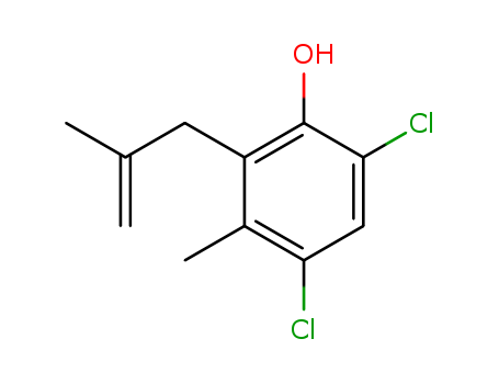 Phenol,4,6-dichloro-3-methyl-2-(2-methyl-2-propen-1-yl)- cas  6834-37-3