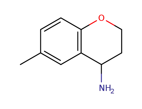 Molecular Structure of 638220-39-0 (6-METHYL-CHROMAN-4-YLAMINE)