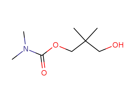 Molecular Structure of 25462-10-6 (2,2-Dimethyl-3-dimethylcarbamoyl-oxy-propanol-(1))