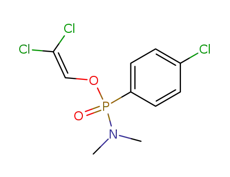 P-(4-クロロフェニル)-N,N-ジメチルホスホンアミド酸2,2-ジクロロビニル