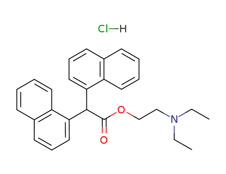2-(2,2-dinaphthalen-1-ylacetyl)oxyethyl-diethylazanium chloride