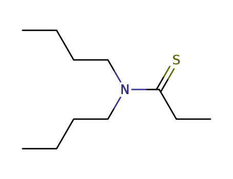 Molecular Structure of 68506-61-6 (Propanethioamide,  N,N-dibutyl-)