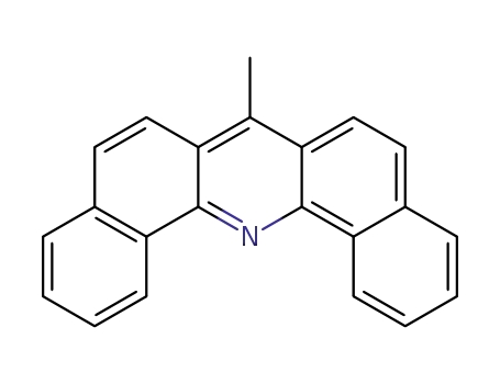 Molecular Structure of 59652-21-0 (7-Methyldibenz[c,h]acridine)