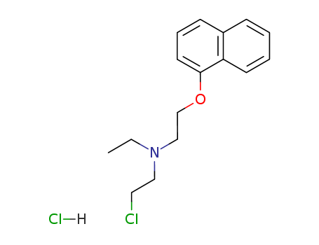 2-chloroethyl-ethyl-(2-naphthalen-1-yloxyethyl)azanium chloride