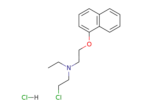Molecular Structure of 63917-97-5 (2-chloro-N-ethyl-N-[2-(naphthalen-1-yloxy)ethyl]ethanaminium chloride)