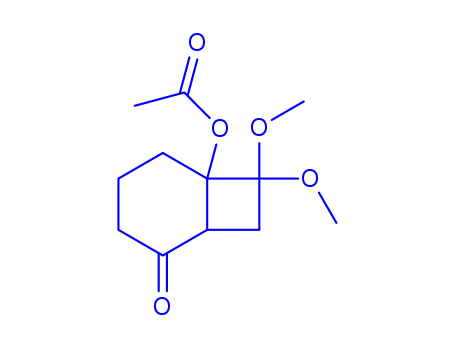 Bicyclo[4.2.0]octan-2-one,6-(acetyloxy)-7,7-dimethoxy-, trans- (9CI) cas  63876-85-7