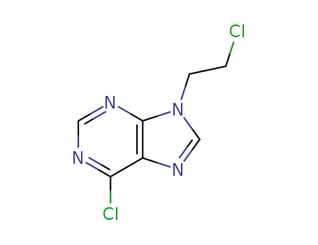 9H-Purine,6-chloro-9-(2-chloroethyl)- cas  64127-00-0