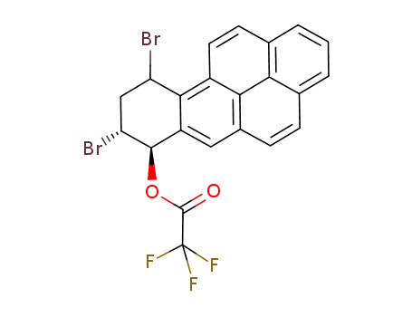Trifluoro-acetic acid (7R,8R)-8,10-dibromo-7,8,9,10-tetrahydro-benzo[def]chrysen-7-yl ester