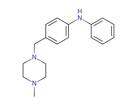 Benzenamine,4-[(4-methyl-1-piperazinyl)methyl]-N-phenyl- cas  64097-53-6