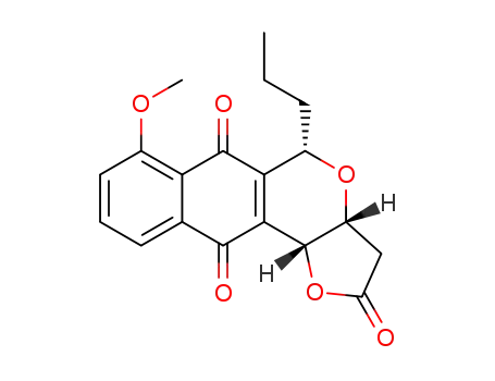 (3aR,5S,11bR)-3,3a,5,11b-tetrahydro-7-methoxy-5-propyl-1,4-dioxacyclopent[a]anthracen-2,6,11-trione