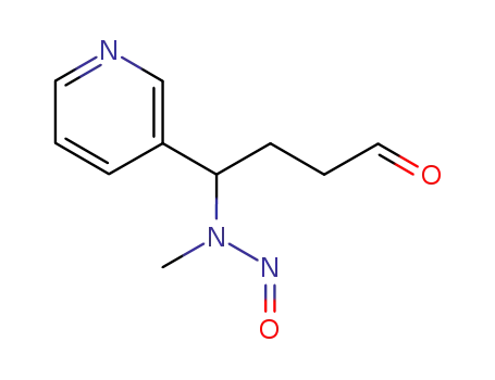 Molecular Structure of 64091-90-3 (4-(methylnitrosamino)-4-(3-pyridyl)butanal)
