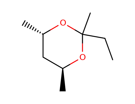 Molecular Structure of 6413-37-2 (2-ethyl-2,4,6-trimethyl-1,3-dioxane)