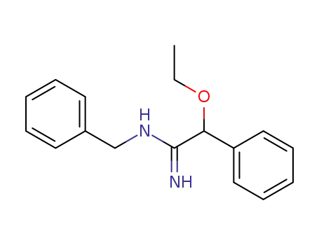 Molecular Structure of 64058-96-4 (N1-Benzyl-2-ethoxy-2-phenylacetamidine)