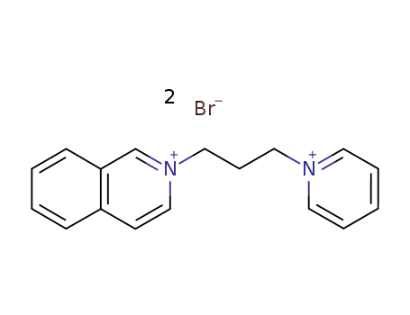 Molecular Structure of 64047-60-5 (2-[3-(pyridinium-1-yl)propyl]isoquinolinium dibromide)