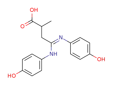 <i>N</i>-(4-hydroxy-phenyl)-3-methyl-succinomonoimidic acid-1-(4-hydroxy-anilide)