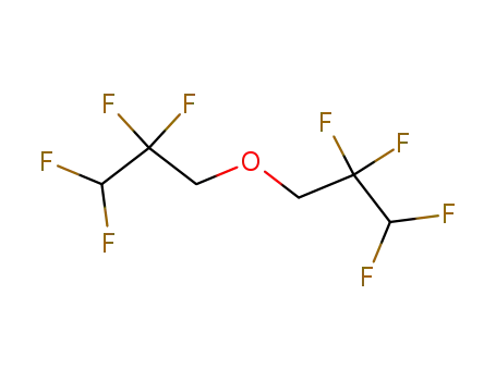 Molecular Structure of 82914-35-0 (1,1,2,2-tetrafluoro-3-(2,2,3,3- tetrafluoropropoxy)propane or bis(2,2,3,3-tetrafluoropropyl) ester)
