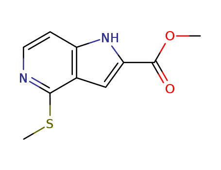 Methyl 4-methylsulfanyl-5-azaindole-2-carboxylate