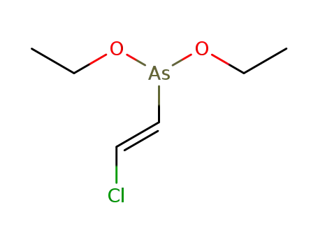 Molecular Structure of 64049-11-2 (Arsonous acid,As-(2-chloroethenyl)-, diethyl ester)