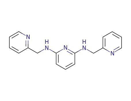 Molecular Structure of 70826-06-1 (2,6-Pyridinediamine,N2,N6-bis(2-pyridinylmethyl)-)
