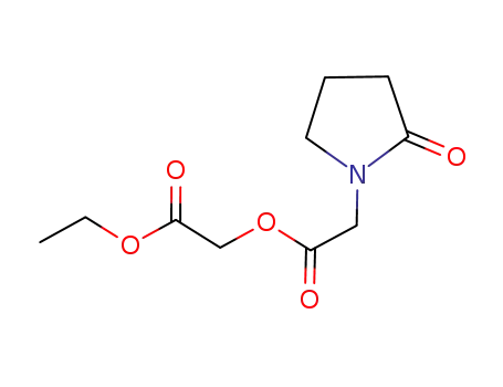 (2-oxo-1-pyrrolidinyl)-acetic acid carboethoxymethyl ester