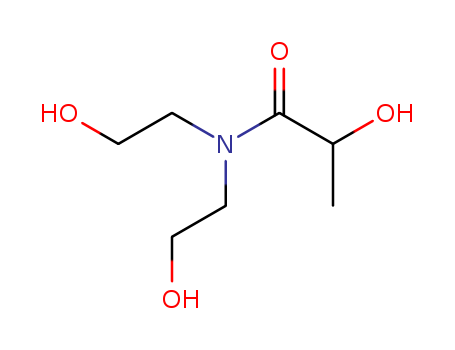 Propanamide,2-hydroxy-N,N-bis(2-hydroxyethyl)- cas  64058-34-0