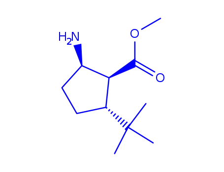 시클로펜탄카르복실산, 2-아미노-5-(1,1-디메틸에틸)-, 메틸 에스테르,