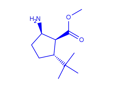 Cyclopentanecarboxylic acid, 2-amino-5-(1,1-dimethylethyl)-, methyl ester,