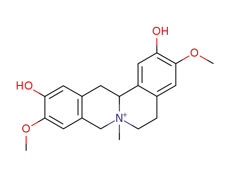 Molecular Structure of 6873-13-8 (phellodendrine)
