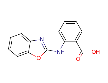 Molecular Structure of 64037-17-8 (2-[(Benzoxazol-2-yl)amino]benzoic acid)